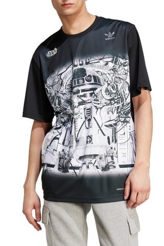 T-shirt ample R2-D2 Stars Wars - Noir