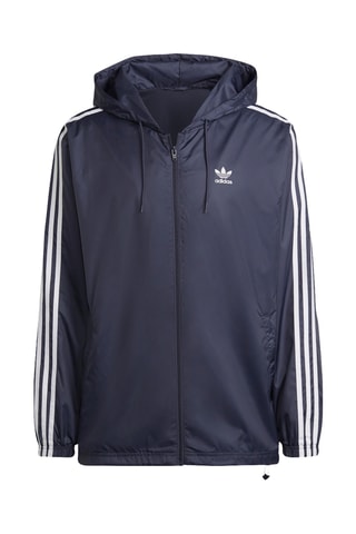Coupe-vent à capuche Adicolor 3-Stripes - Bleu marine