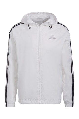 Coupe-vent Essentials 3-Stripes Woven - Blanc