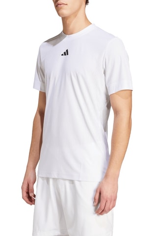 T-shirt slim de tennis Airchill Pro FreeLift - Blanc