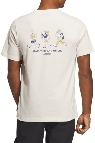 T-shirt standard Graphique - Blanc