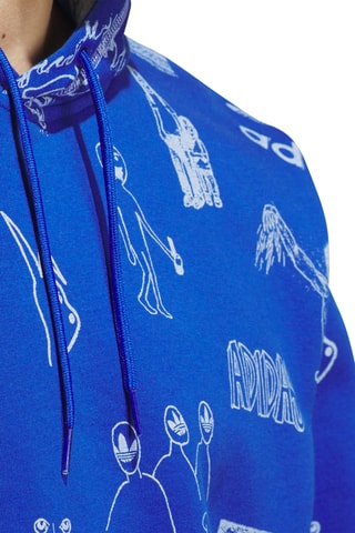 Sweat à capuche - Bleu roi