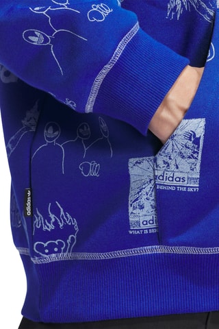 Sweat à capuche - Bleu roi