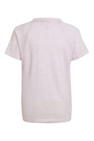 T-shirt Future Icons 3-Stripes Loose Cotton - Rose chiné