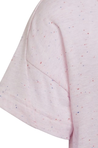 T-shirt Future Icons 3-Stripes Loose Cotton - Rose chiné