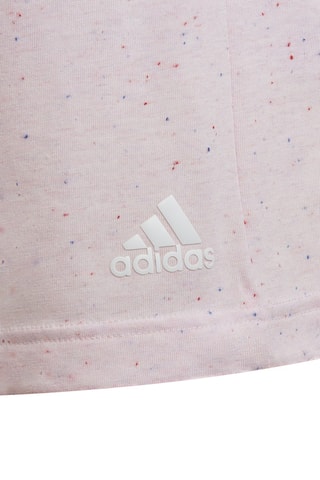 T-shirt Future Icons 3-Stripes Loose Cotton - Rose chiné