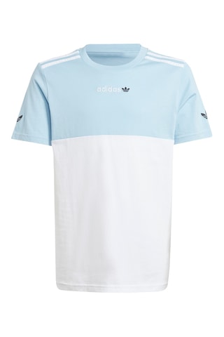T-shirt - Ciel et blanc