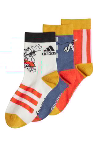 3 paires de chaussettes Mickey Disney - Ecru et jaune