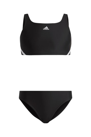 Maillot 2 pièces 3-Stripes - Noir