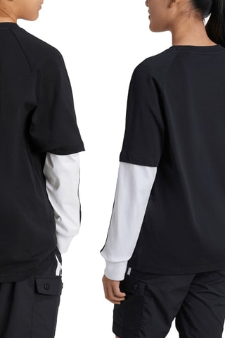 T-shirt trompe-l’œil - Noir