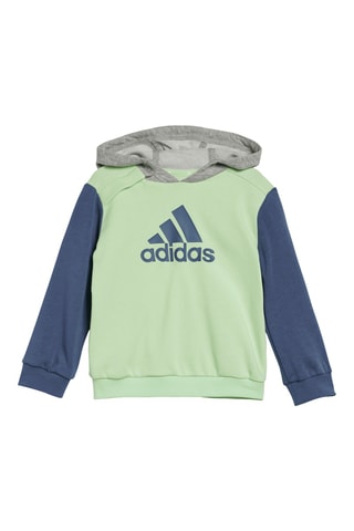 Sweat à capuche et pantalon Essentials Colorblock - Vert clair
