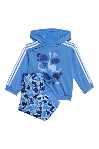 Sweat à capuche et pantalon Dino Camo - Bleu