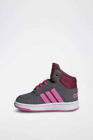 Sneakers fourrées montantes Hoops 2.0 Mid - Gris foncé