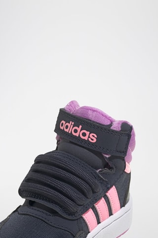 Sneakers montantes fourrées Hoops Mid 3.0 AC I Bleu nuit et mauve