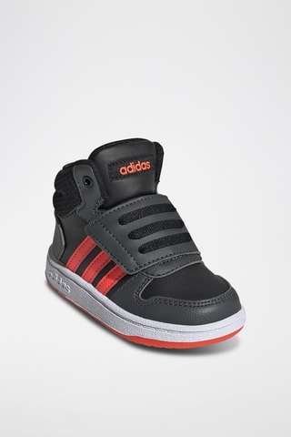 Sneakers Hoops 2.0 Mid Noir et rouge