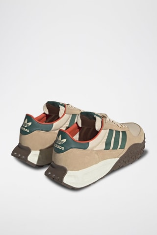 Sneakers en nubuck Retropy E5 Camel et beige