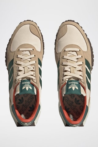Sneakers en nubuck Retropy E5 Camel et beige