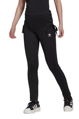 Pantalon slim taille haute Noir