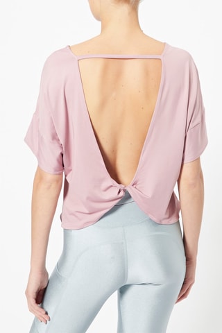 Top de Yoga Wtr Stdio Bl T Rose
