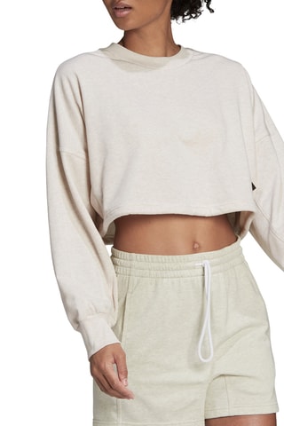 Sweat court Studio Lounge Summer Gris clair chiné