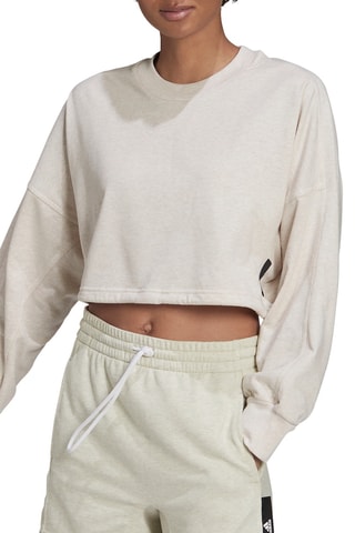 Sweat court Studio Lounge Summer Gris clair chiné