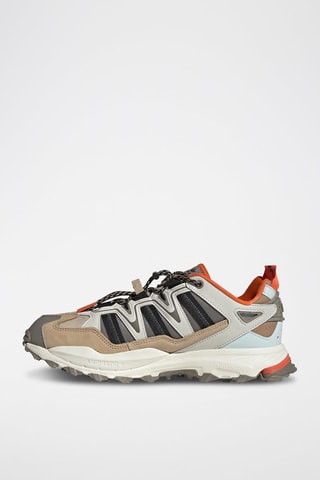 Sneakers en nubuck Hyperturf Camel et blanc