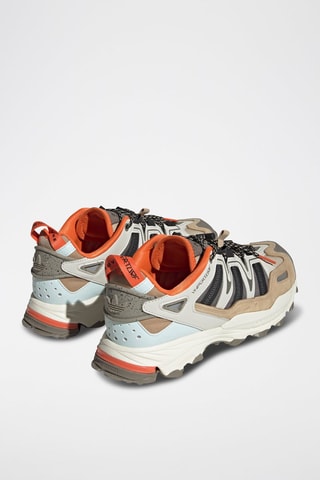Sneakers en nubuck Hyperturf Camel et blanc