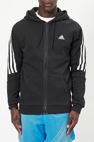 Sweat à capuche M FI 3S FZ Noir