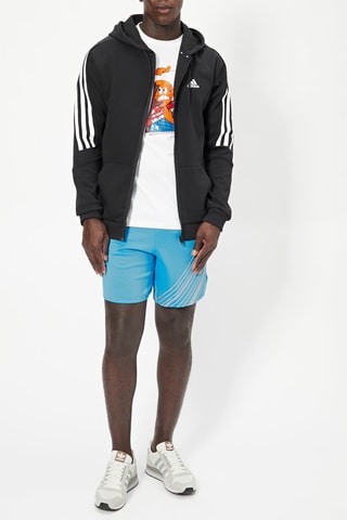 Sweat à capuche M FI 3S FZ Noir