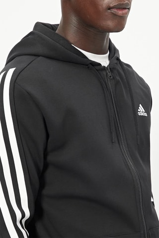 Sweat à capuche M FI 3S FZ Noir