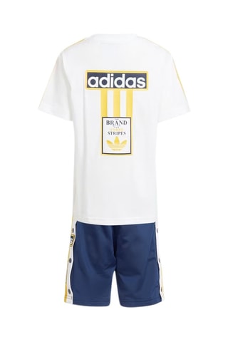 T-shirt et short - Blanc et bleu marine