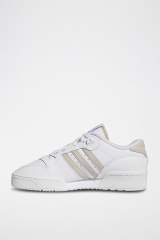 Sneakers en cuir Rivalry Low - Blanc et beige