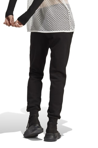 Pantalon de survêtement polaire taille haute - Noir