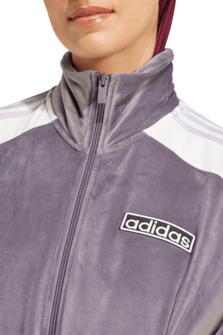Veste de survêtement en velours Abrk - Gris foncé