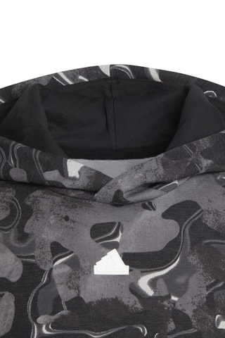Sweat à capuche - Noir et gris foncé