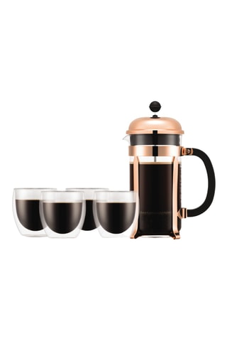 Ensemble à café Chambord  -  3 pièces - 1 l et 2 x 35 cl