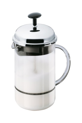 Fouet à lait manuel en verre borosilicate et acier inoxydable Chambord -  25 cl