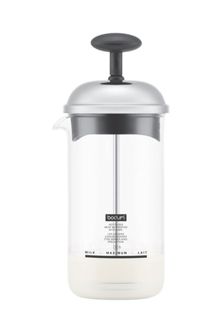 Fouet à lait manuel en verre borosilicate et acier inoxydable Chambord -  8 cl