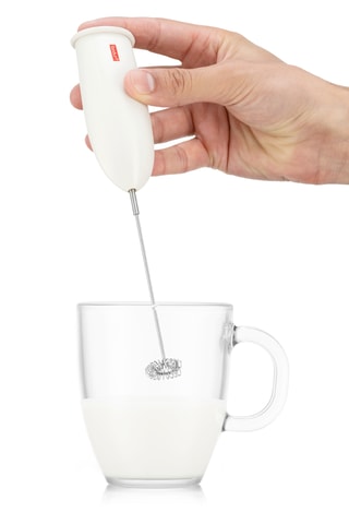 Mousseur à lait avec baguette en acier inoxydable Schiuma