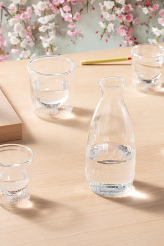 Carafe en verre borosilicate Tokkuri - 
36 cl