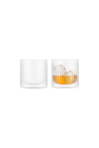 2 copos de whisky em vidro borosilicato e silicone Douro Bar - 30 cl