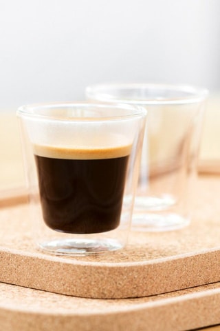 6 copos com camada dupla em vidro borossilicato Canteen -  10 cl