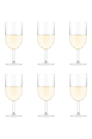 6 verres à vin blanc - 23 cl