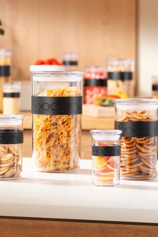 2 pots de conservation avec couvercles - 2 l