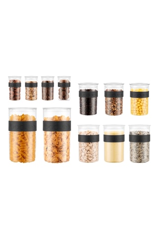2 pots de conservation avec couvercles - 2 l