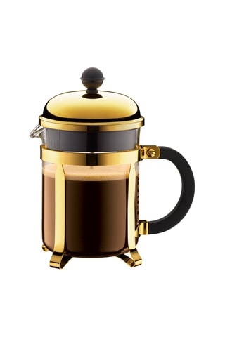 Cafetière à piston en verre borosilicate et acier inoxydable 
50 cl - 4 tasses