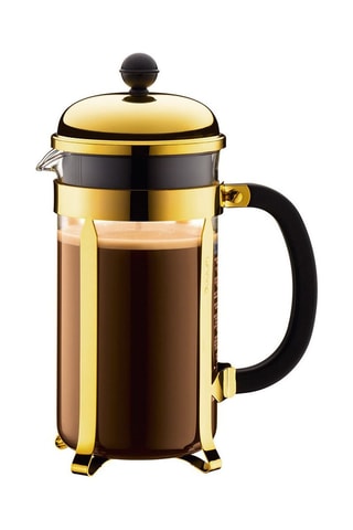 Cafetière à piston en verre borosilicate et acier inoxydable Chambord - 1 l