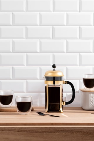 Cafetière à piston en verre borosilicate et acier inoxydable Chambord - 1 l