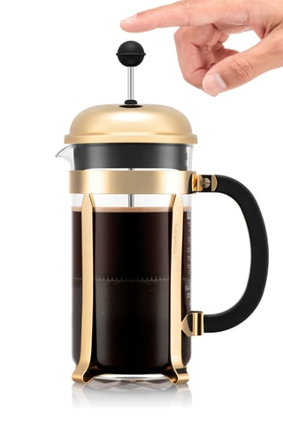 Cafetière à piston en verre borosilicate et acier inoxydable Chambord - 1 l