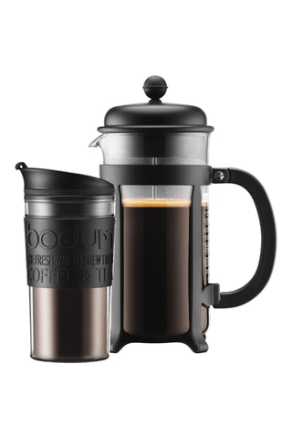 Cafetière à piston Java et  mug isotherme -  1 l et 35 cl